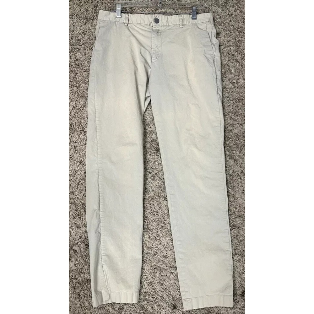 Spoke Mens Size 33 Build B Sharps Khaki Beige Cotton Chino Pants M4